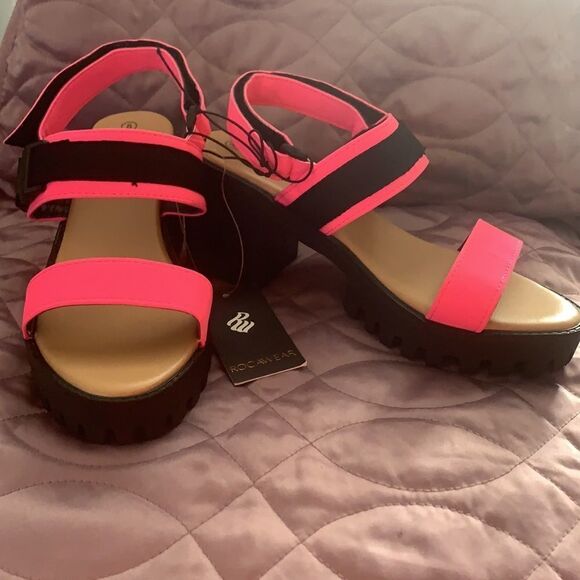 Rocawear Pink Platform Heels - Picture 1 of 10